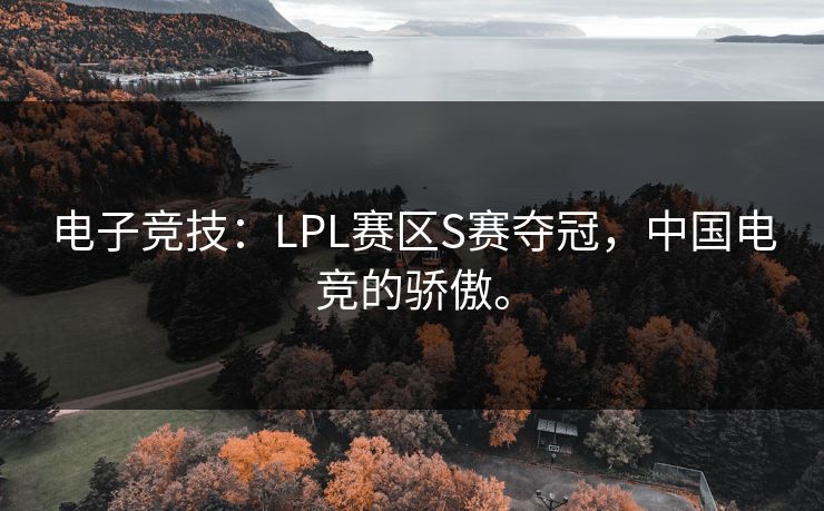 电子竞技：LPL赛区S赛夺冠，中国电竞的骄傲。